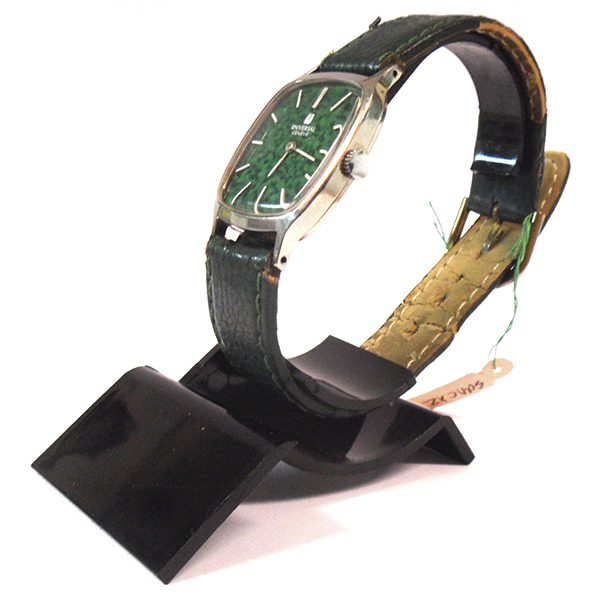 Reloj Universal Geneve De Cuerda Esfera Verde Caja De Acero