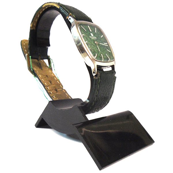 Reloj Universal Geneve De Cuerda Esfera Verde Caja De Acero