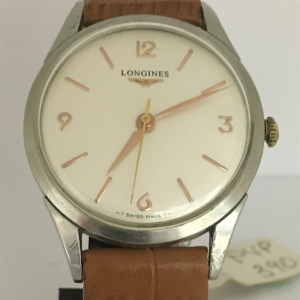 Reloj Longines De Cuerda Caja De Acero