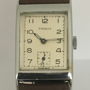 Reloj De Pulsera Tissot De Cuerda Caja Rectangular